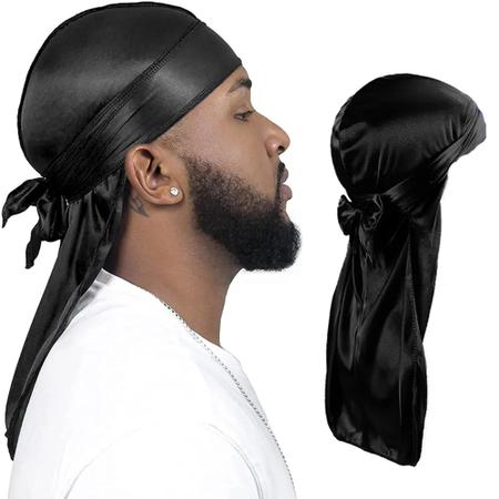 Overcome - #reestock Bandana Durag Tug preta em nossas