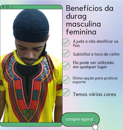 Bandana Touca Durag - T08 - VCSTILO - Bandana - Magazine Luiza