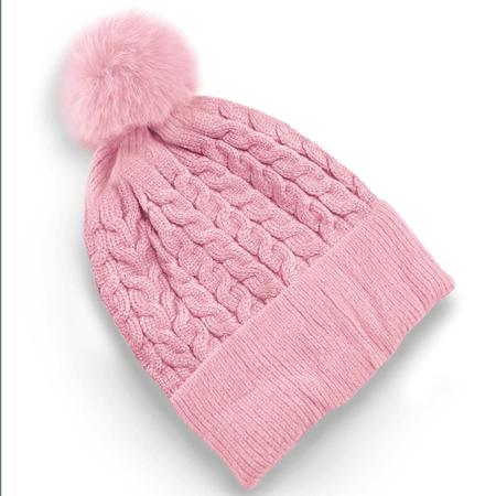 Imagem de Touca Feminina Confortavel Toca Gorro Para Frio Pompom Pelinho Inverno Quente Forrada Lã Friozinho Quentinha Tricot Luxo