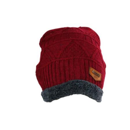 Imagem de Touca Gorro de Lã Forrada Adulto Inverno