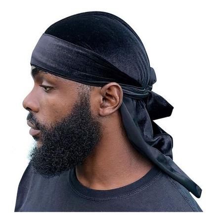 4 peças de toucas Durag sedosas masculinas com cauda longa e 4 peças de  toucas de seda perfeitas para 360 ondas