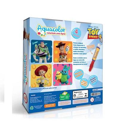 Imagem de Toy Story 4  Aquacolor Colorindo com Água Não Suja - Toyster