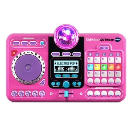 Imagem de Toy VTech KidiStar DJ Mixer rosa com Bluetooth por mais de 5 anos