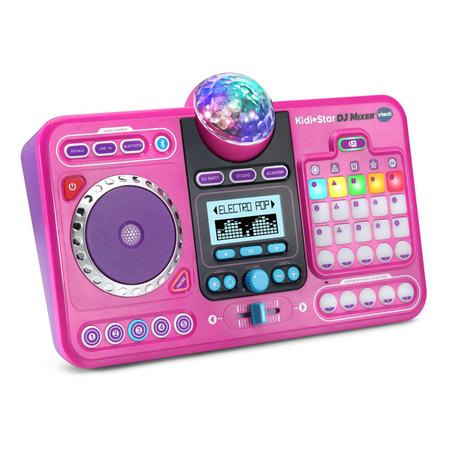Imagem de Toy VTech KidiStar DJ Mixer rosa com Bluetooth por mais de 5 anos