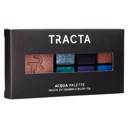 Imagem de Tracta Acqua 7 Shades Paleta 2x1 Sombra e Blush Compacta