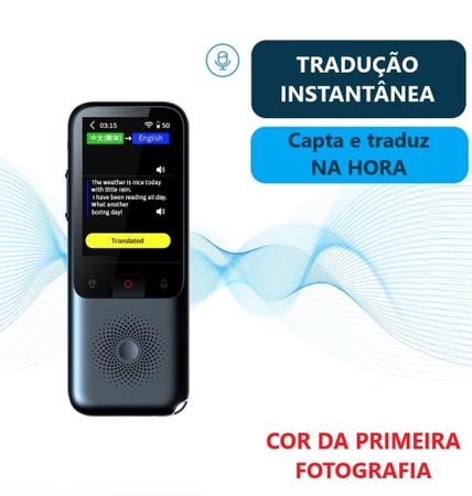 Tradutor portátil a solução de traduzir sem precisar de internet