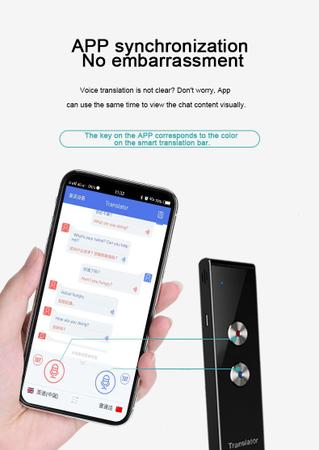 Tradutor de voz inteligente portátil, em tempo real, multilíngue, Speech  Interactive, Tradutor offline, Viagens de negócios, P40, 135 Idiomas -  AliExpress