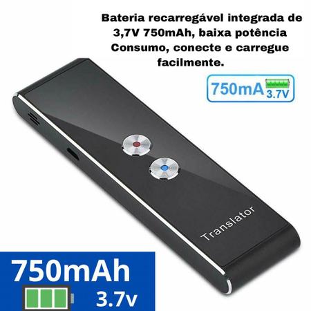 G5 inteligente portátil tradutor instantâneo voz dispositivo de tradução  bluetooth inglês em tempo real voz 40 idiomas tradutor