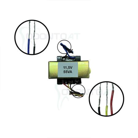 Trafo 11,5V / 55Va Refletor Cadeira Antiga Gnatus - Odonto At Imagem de Trafo 11,5V / 55Va Refletor Cadeira Antiga Gnatus