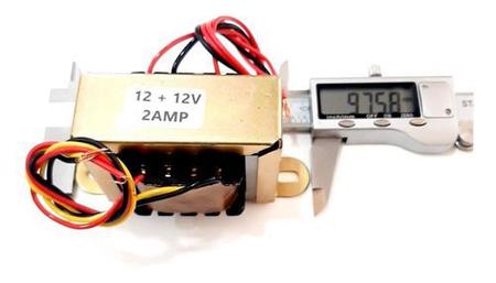 Imagem de Transformador De Força Pri 110v / 220v Sec 12 + 12v 2a