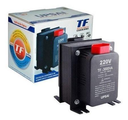 Imagem de Transformador De Voltagem 3000va 2100w Tf 3000 Upsai