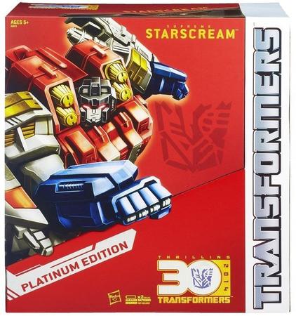 Imagem de Transformers-figura starscream platinum hasbro a5915