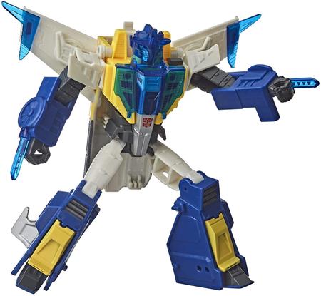 Imagem de Transformers Meteorfire Cyberverse Adventures Battle Call Trooper Class Meteorfire, Voice Activated Energon Power Lights, Ages 6 and Up, 5.5-inch