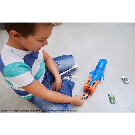 Pista Hot Wheels Guincho Tubarão Com Carrinho - Mattel Gvg36