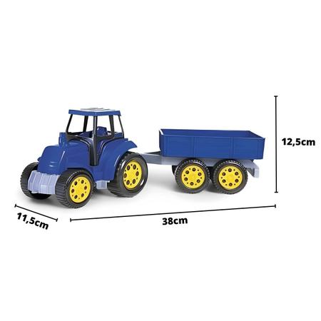 Trator Arado Agromax Infantil Poliplac