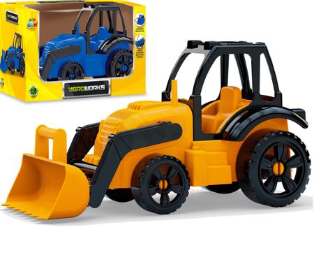 Carregadeira C/ Pá Controle Remoto Trator Brinquedo Infantil