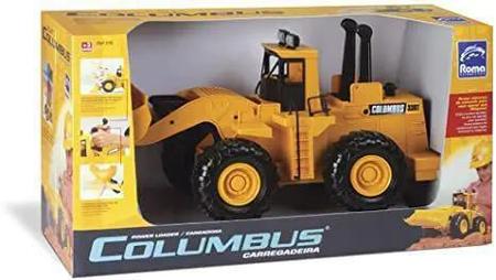 Carregadeira Columbus Trator Brinquedo Grande 51 Cm Infantil