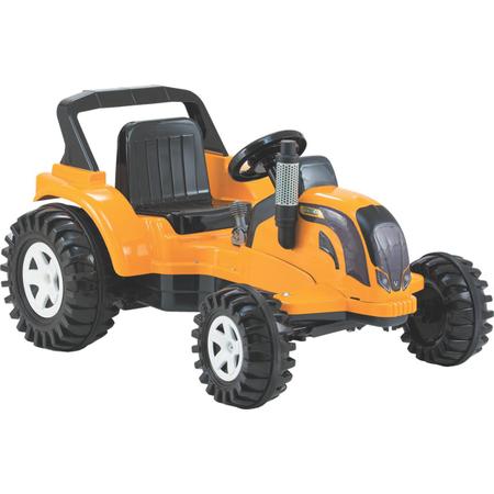 Imagem de Trator Eletrico Infantil Biemme Big Valtra Amarelo 12V 35kg