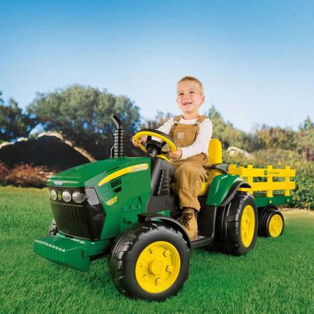 Imagem de Trator Elétrico Infantil com Caçamba - John Deere - 12v - Peg-Pérego