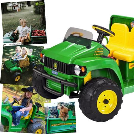 Peg Perego John Deere Gator HPX 12V Ride On UTV - Green