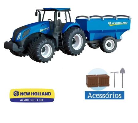 Trator New Holland Agriculture T7000 (18-44065) — Juguetesland