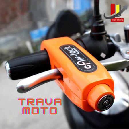 Imagem de Trava Anti Furto Moto Punho Manopla Freio Acelerador - CAPS LOCK