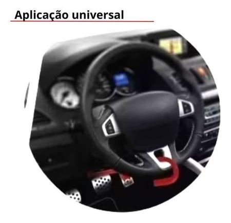 Imagem de Trava Carneiro Veicular Anti Furto Volante Pedal Segurança Universal