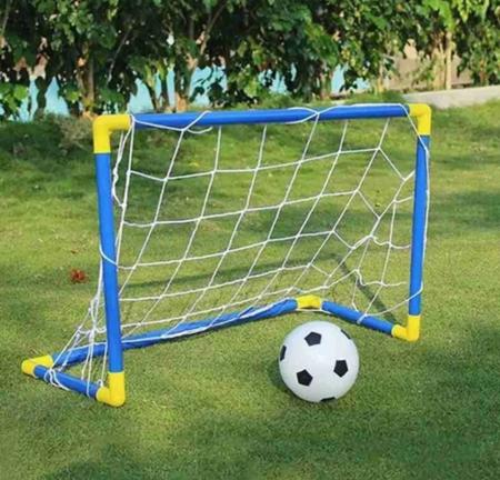 Imagem de Trave De Gol De Futebol Infantil Com Rede  Bola Pequena Top