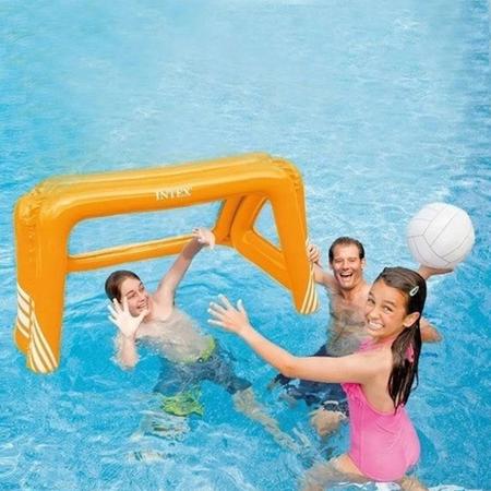 Imagem de Trave Inflável para Polo Aquático Flutuante Amarela Intex