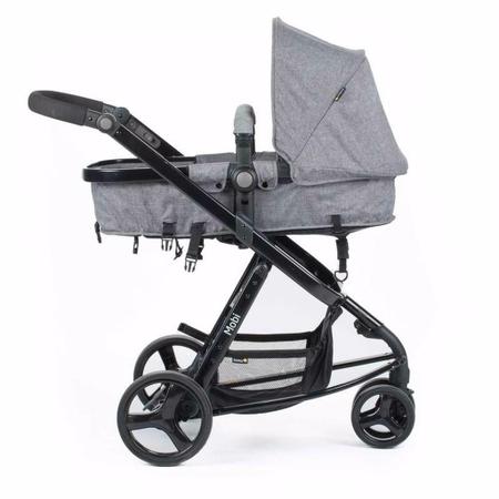 Imagem de Travel System Mobi Safety 1St Grey Denin Black