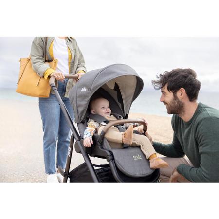 Imagem de Travel System Versatrax Cicle Trio Cinza Shellgray com I-Base Isofix I-Snug - Joie