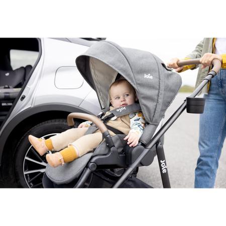 Imagem de Travel System Versatrax Cicle Trio Cinza Shellgray com I-Base Isofix I-Snug - Joie