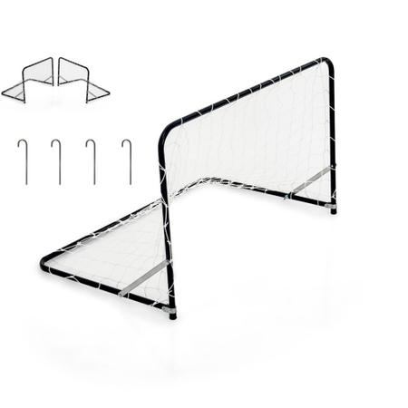 Imagem de Traves De Gol De Ferro com 2 Golzinho Futebol Grande 83cm