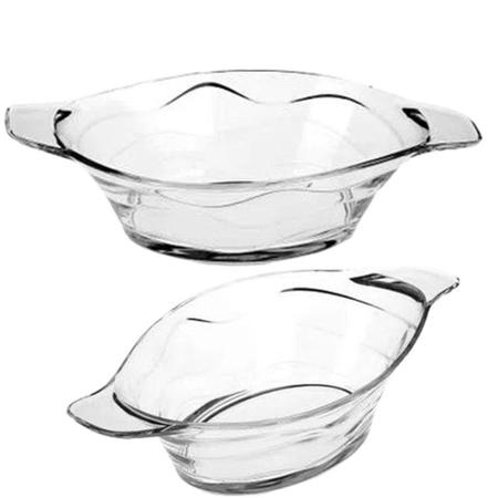 Imagem de Travessa de vidro temperado oval para fornos 1,2L - Noritazeh