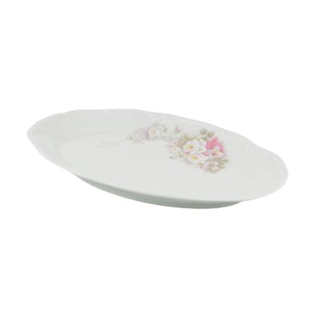 Imagem de Travessa Rasa Oval 28cm Porcelana Schmidt - Dec. Eterna E351