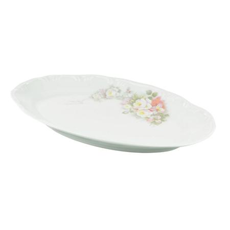 Imagem de Travessa Rasa Oval 36cm Porcelana Schmidt - Dec. Eterna E351