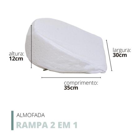 Travesseiro Anti Refluxo Rampa Bebê - Fibrasca Imagem de Travesseiro Anti Refluxo Rampa Bebê