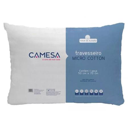 Imagem de Travesseiro Camesa Micro Cotton Rolo 50x70