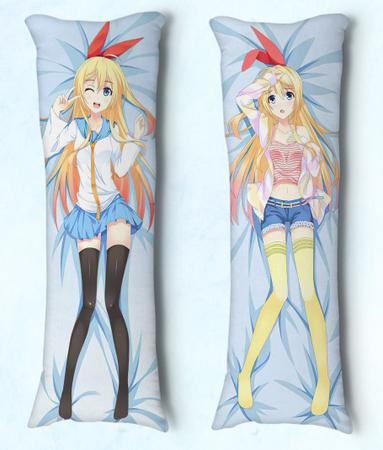 Travesseiro Dakimakura Nisekoi Chitoge 02 Travesseiro Comum
