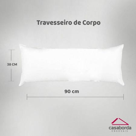 Imagem de Travesseiro de Corpo 0,90x0,38m com Refil - Borboleta - Casaborda Enxovais