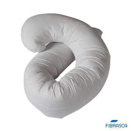 Imagem de Travesseiro De Corpo Minhocão Para Gestante - Fibrasca - 21x150cm - Fibrasca