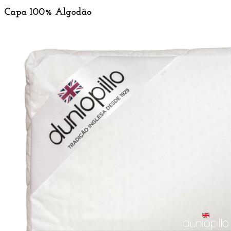 Imagem de Travesseiro Dunlopillo Basic Flat 100% Latex Importado