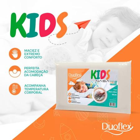 Imagem de Travesseiro Duoflex Kids Nasa - Revestido Em Malha 100% Algodão