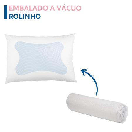 Travesseiro Gel Flex - Com Capa c/ Zíper - Duoflex Imagem de Travesseiro Gel Flex - Com Capa c/ Zíper