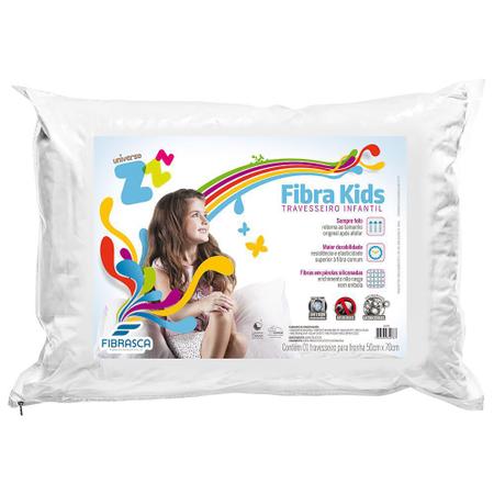 Imagem de Travesseiro Infantil Fibrasca Fibra Kids