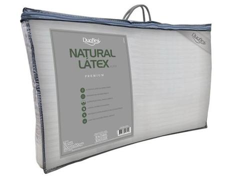 Imagem de Travesseiro Natural Látex Alto Premium Duoflex - Antiácaro - Macio, suave e refrescante