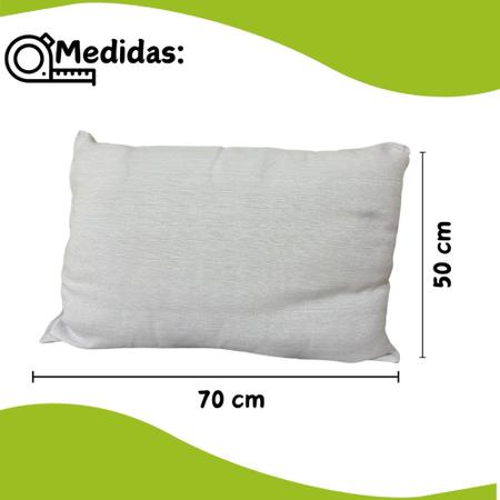 Imagem de Travesseiro Slim Silicone Antimofo Antialergico Antibacteriano 50x70x16cm Barato Confortável