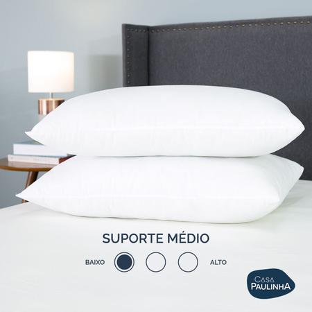 Imagem de Travesseiro Softy Médio 70x50 Baixo Macio Super Confortável