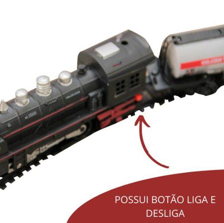 Estação de trem, brinquedo em metal policroma