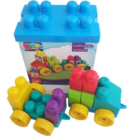 Trem de Carga Baby Gepetto Brinquedo Educativo de